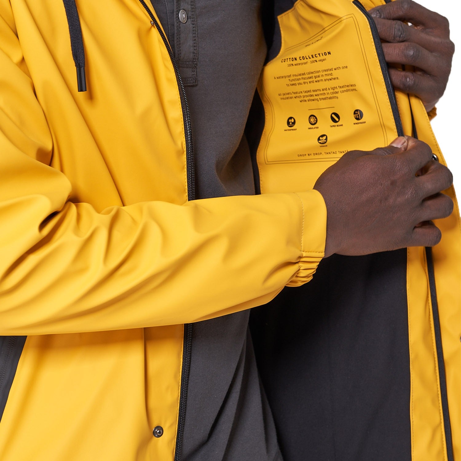 Tanta Gowt Erkek Yağmurluk Sarı - Mineral Yellow