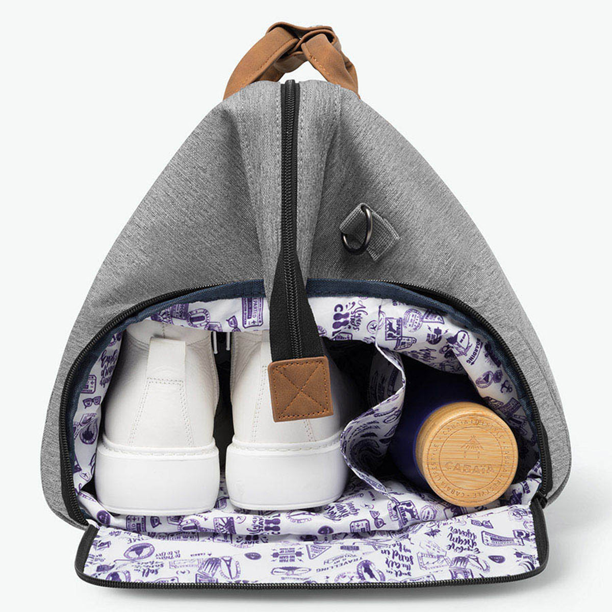 Cabaia New York Duffle Unisex Bej Seyahat Çantası