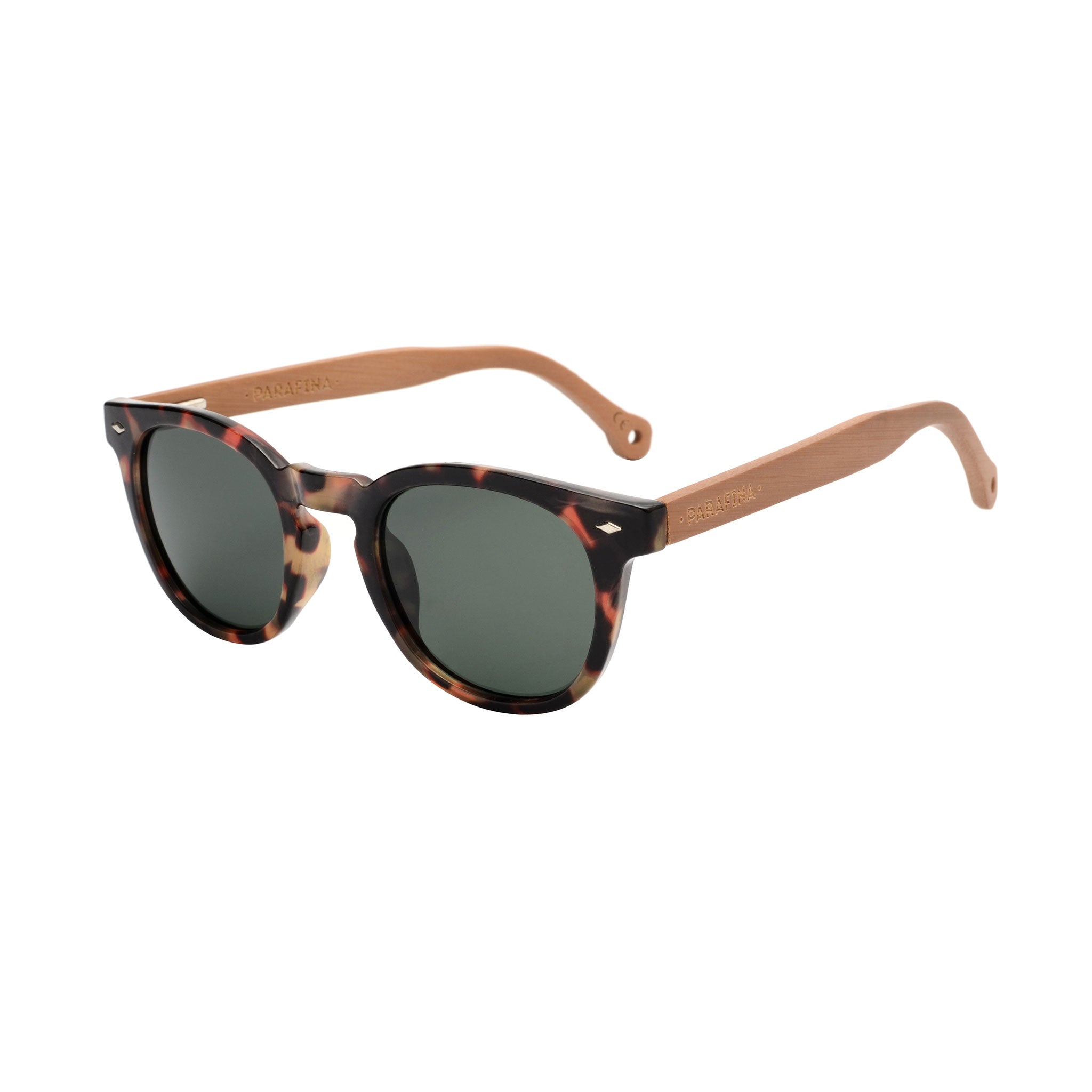 Parafina Cala Organik Bambu Leopar Unisex Güneş Gözlüğü