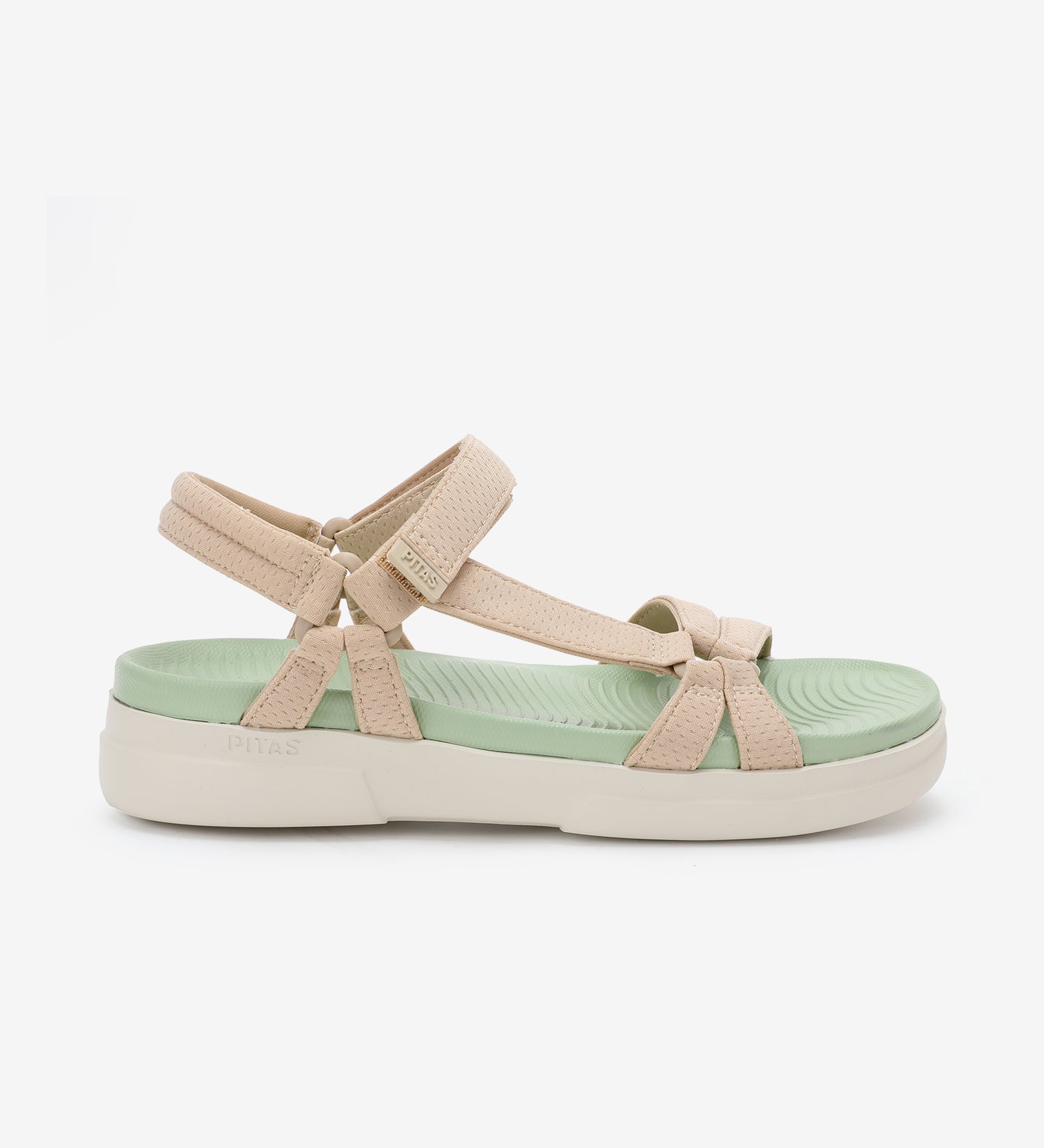 Walk In Pitas Claire Beige Kadın Sandalet