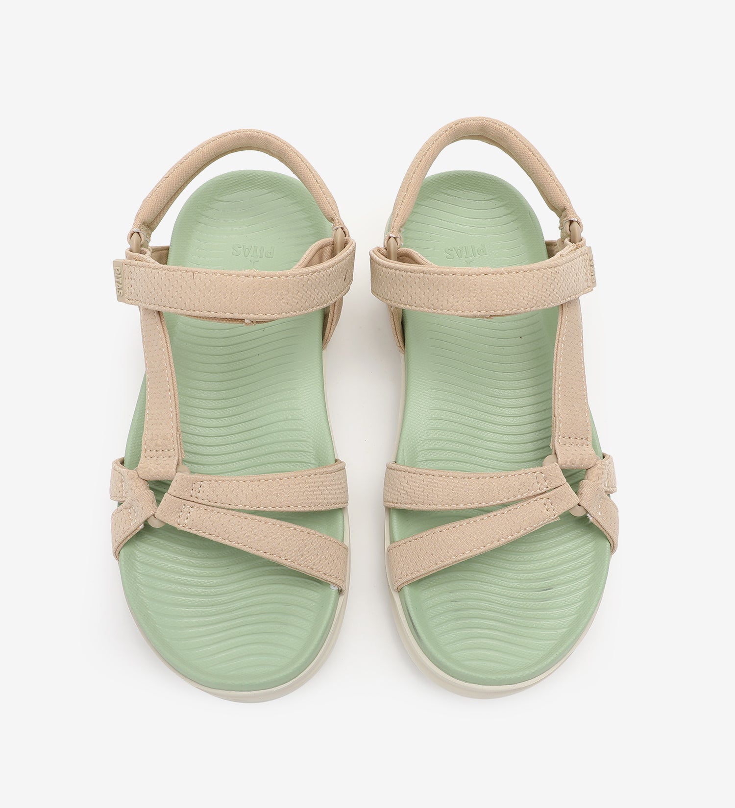 Walk In Pitas Claire Beige Kadın Sandalet