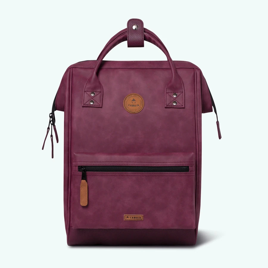 Delhi Adventurer Bordo Medium Unisex Sırt Çantası