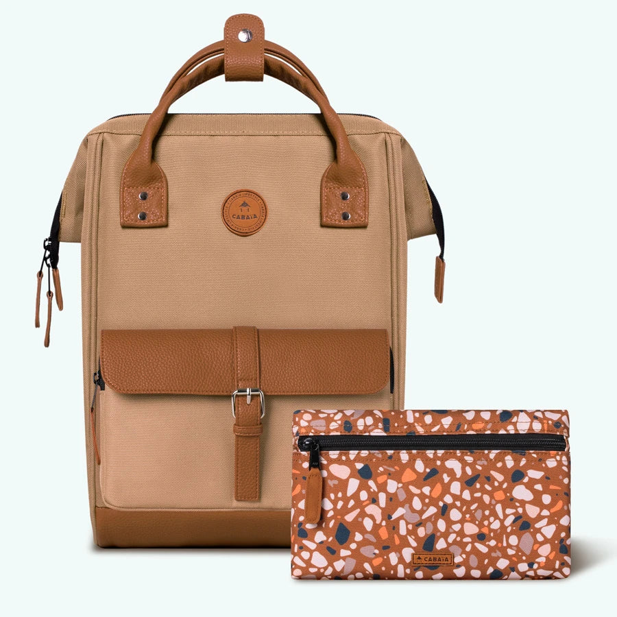 Cabaia Kualalumpur Adventurer Bej Medium Unisex Sırt Çantası