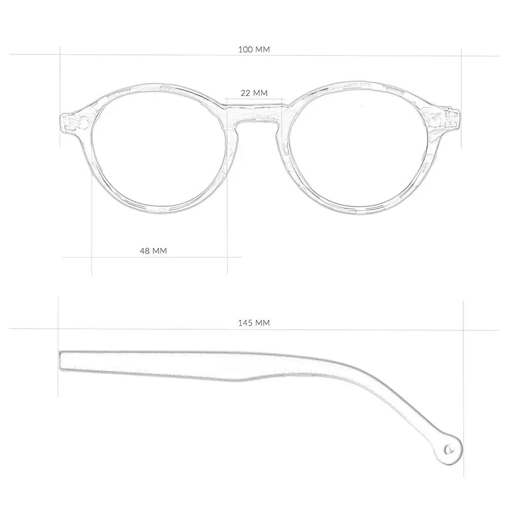 Vol Blc Abo Eco Hdpe Koleksiyonu Siyah Unisex Ekran Gözlüğü