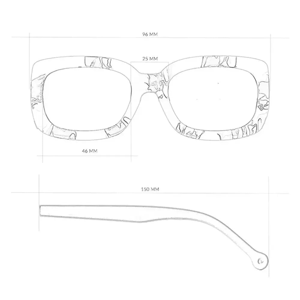 Parafina Duna Unisex Güneş Gözlüğü - Somon