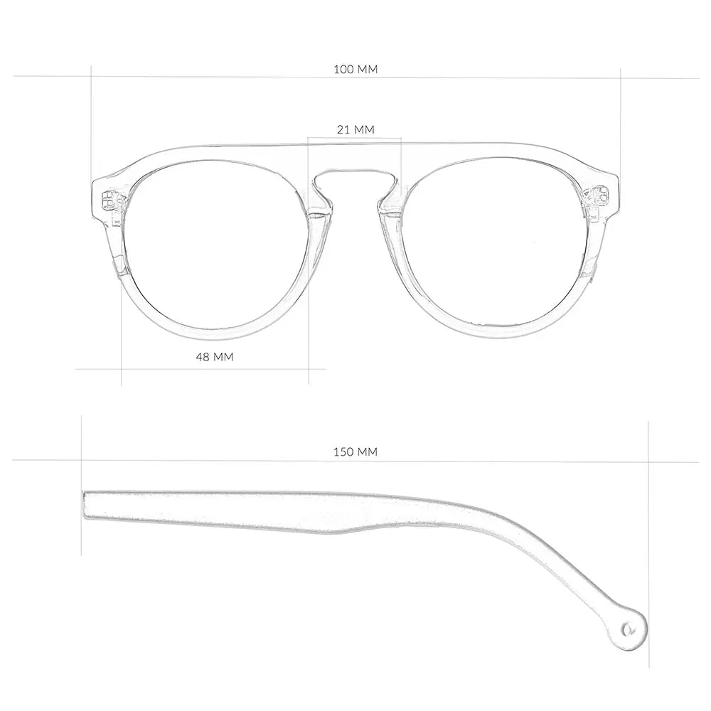 Parafina HDPE Corriente Unisex Güneş Gözlüğü