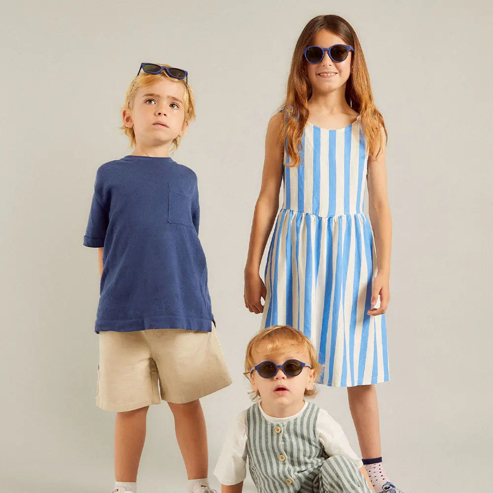 Eco Rubber Ballena Unisex Çocuk Mavi Güneş Gözlüğü