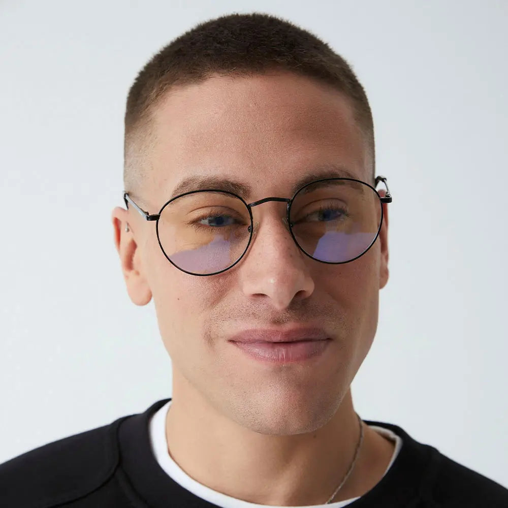 Nilo Hybrid Metal Koleksiyonu Kahverengi Unisex Ekran Gözlüğü