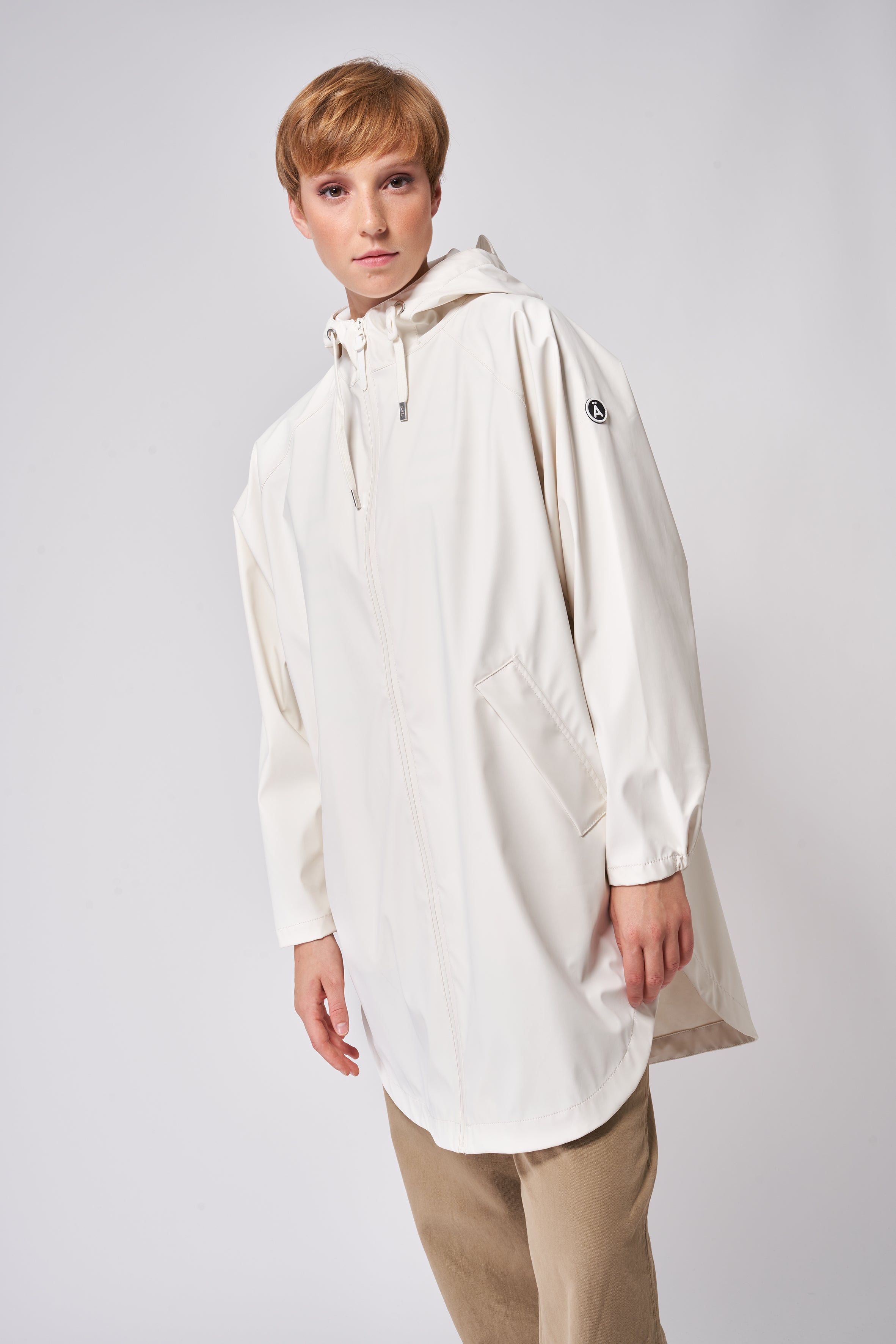 Tanta Sky Kadın Yağmurluk Off White