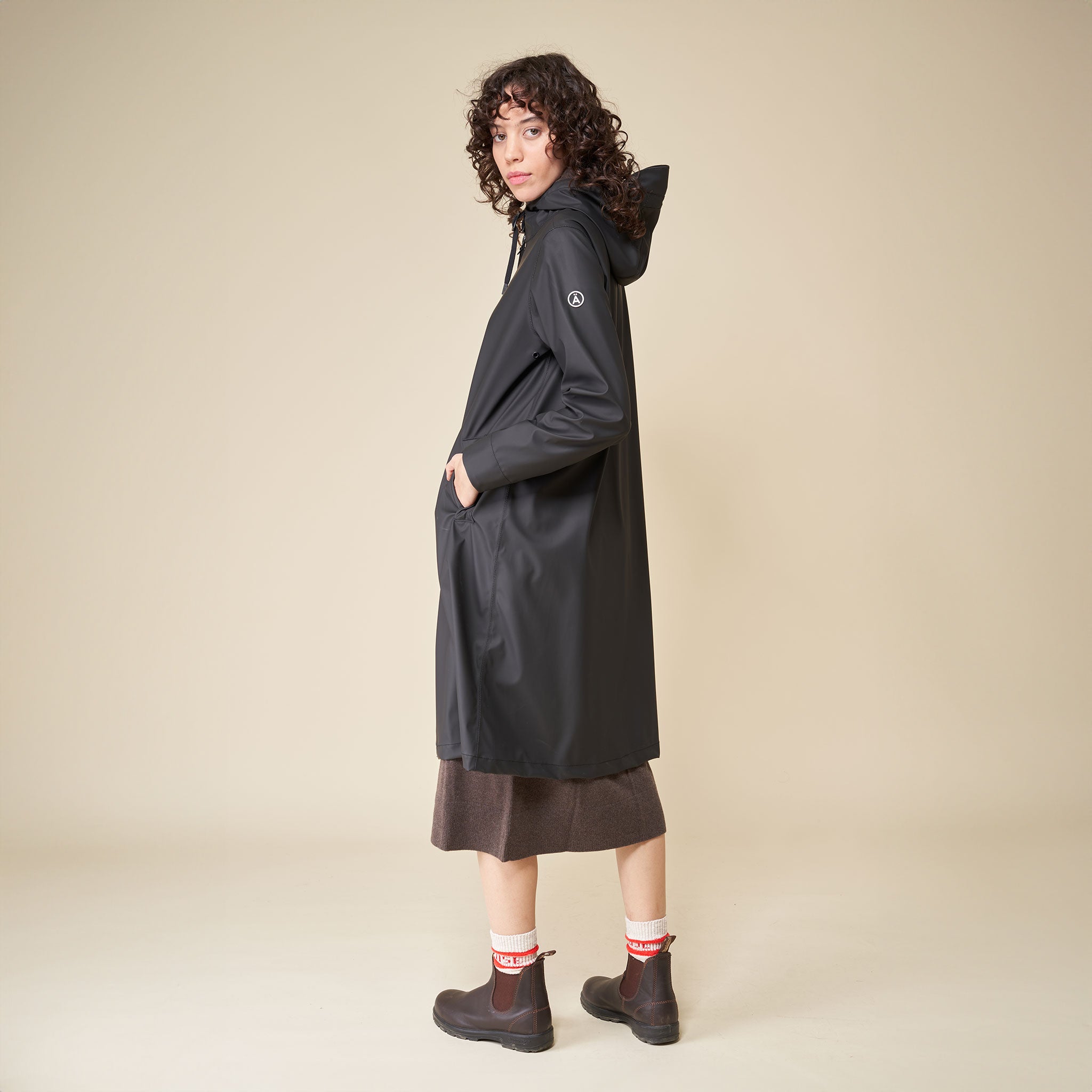 Tanta Tonger Kadın Yağmurluk Siyah - Black