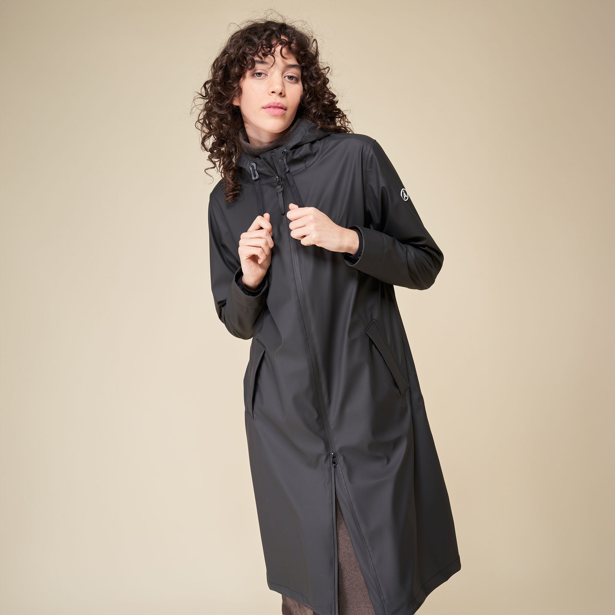 Tanta Tonger Kadın Yağmurluk Siyah - Black