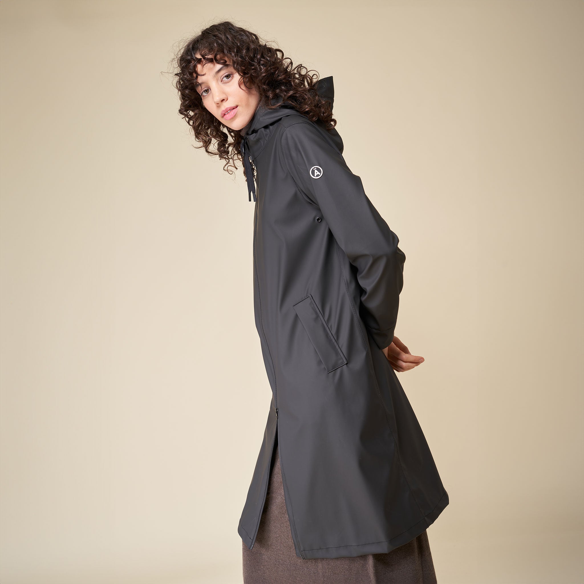 Tanta Tonger Kadın Yağmurluk Siyah - Black