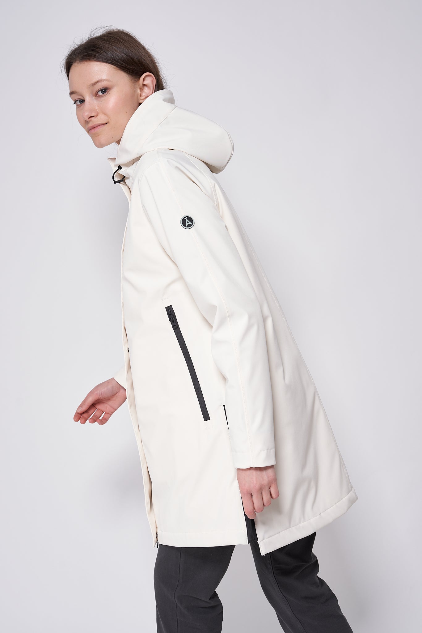 Tanta Tro Kadın Yağmurluk Off White