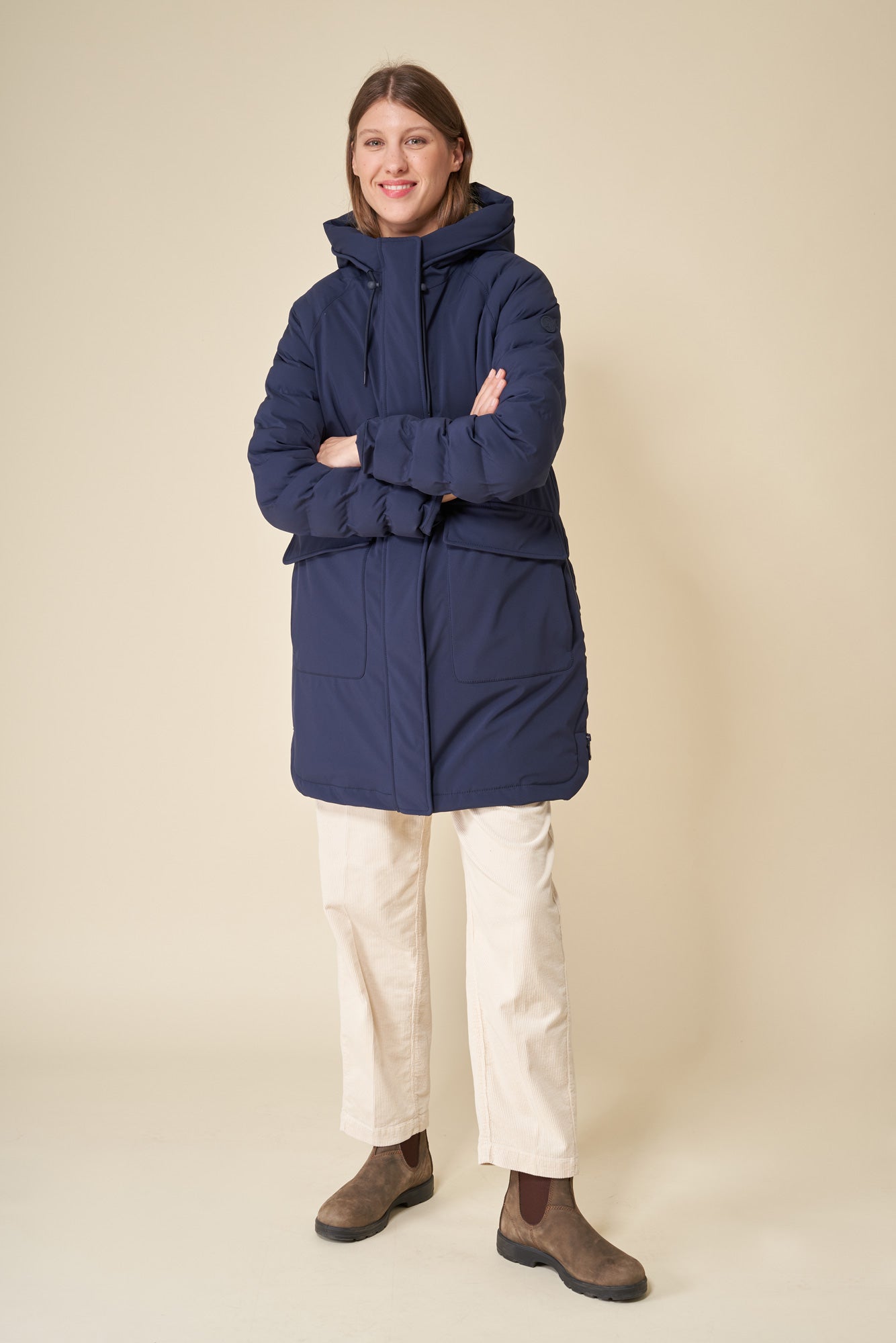 Tanta Pyt Kadın Kaban - Lacivert