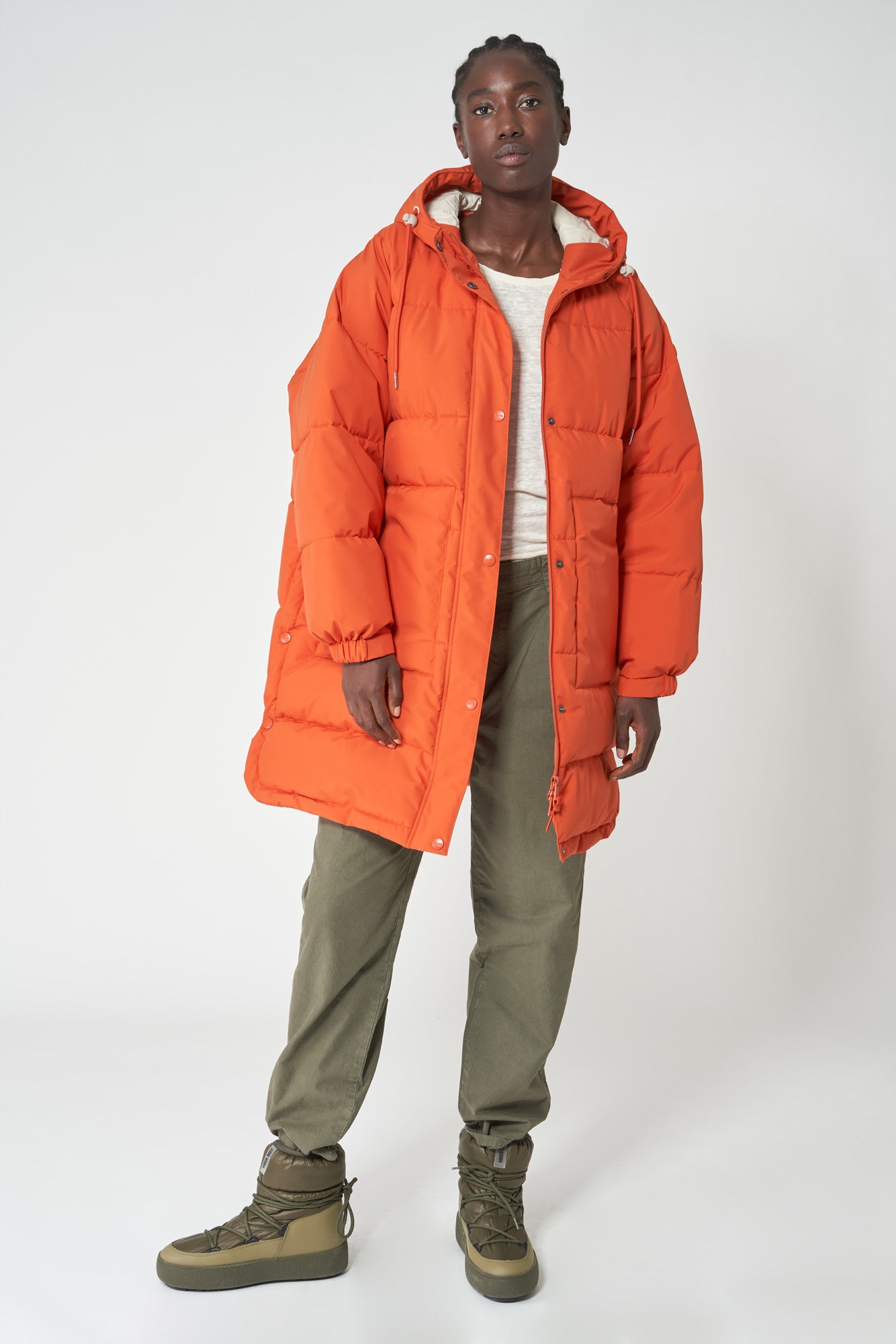 Tanta Lumi Kadın Kaban - Turuncu