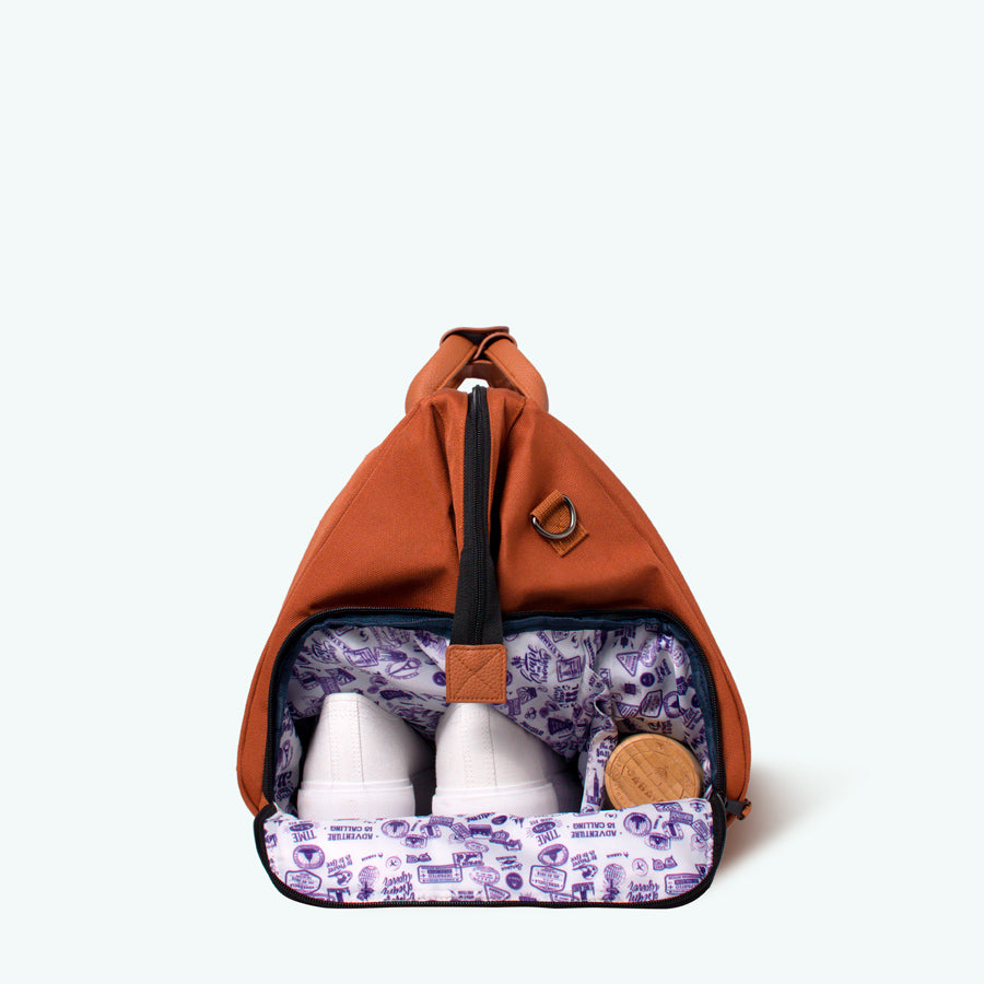 Cabaia Turin Duffle Kahverengi Unisex Seyahat Çantası