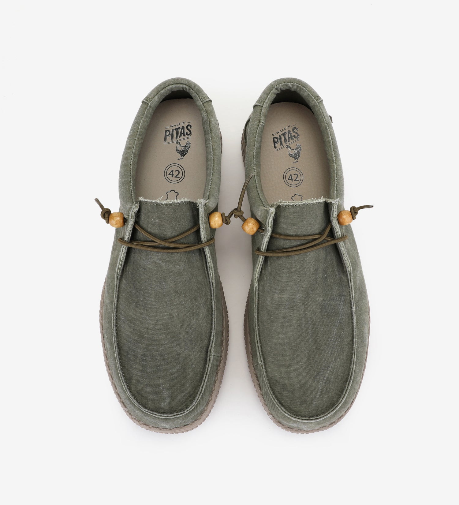 Walk In Pitas WP150 Wallabi Washed Haki Erkek Ayakkabı