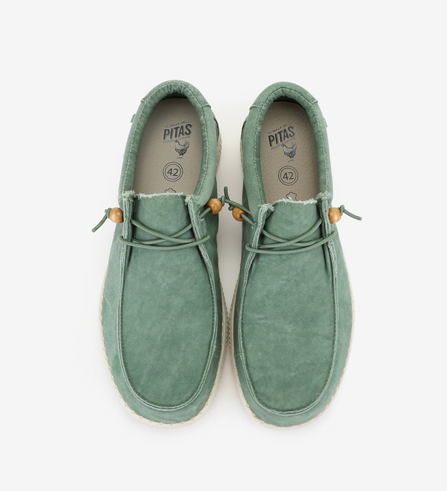 Walk In Pitas WP150 Wallabi Washed Verde Menta Kadın Ayakkabı