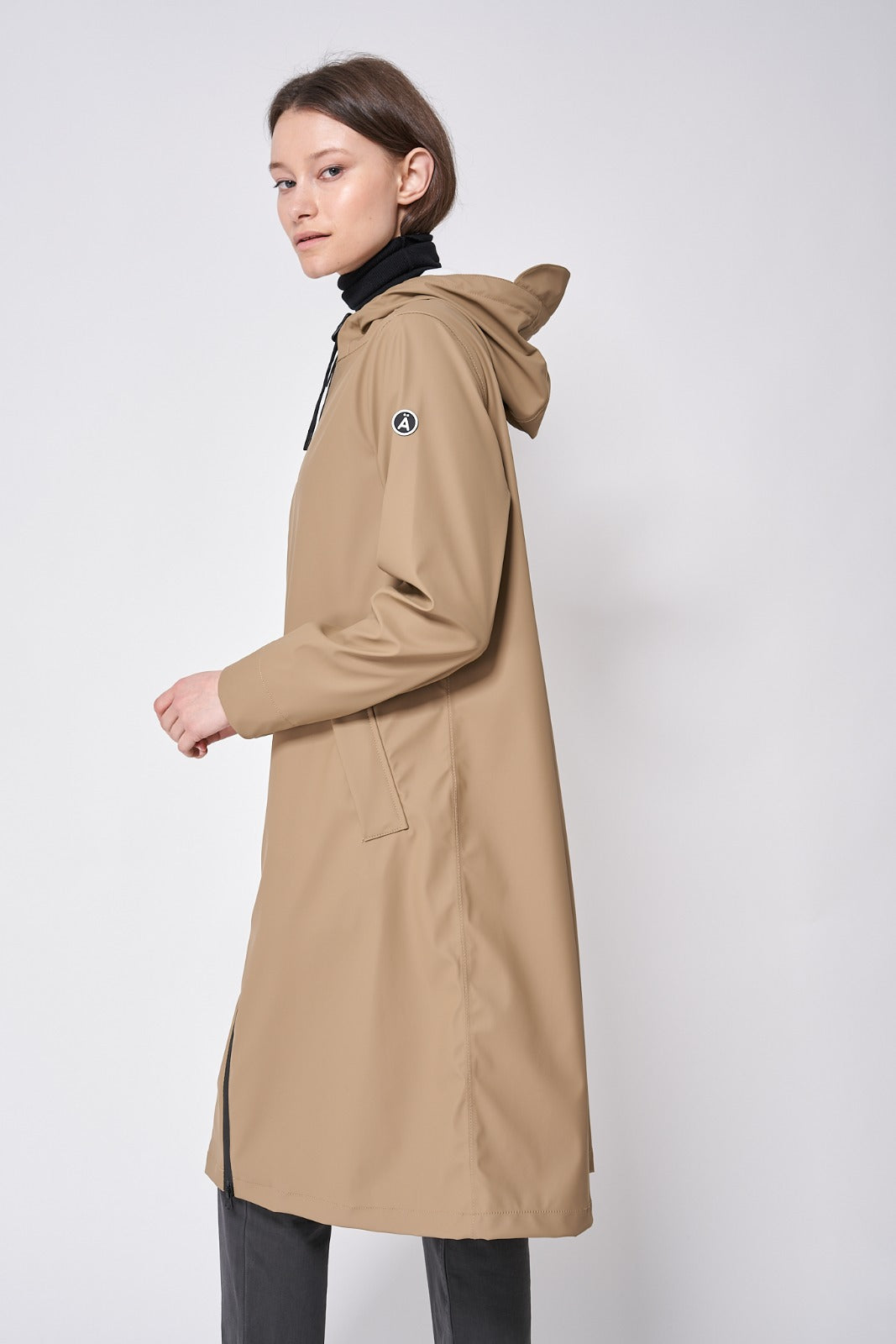 Tanta Tonger Kadın Yağmurluk Camel - Elmwood