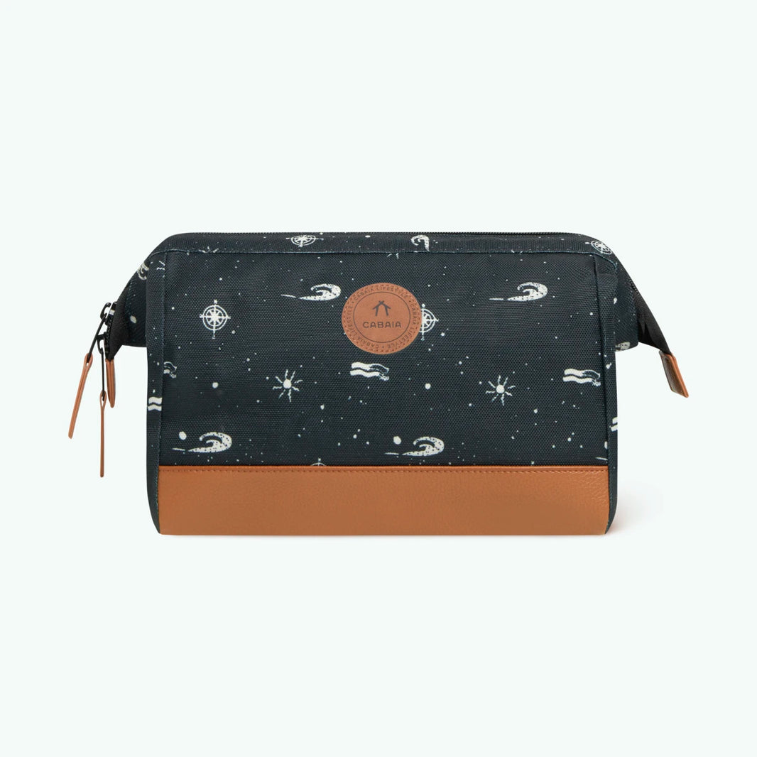 Cabaia Abbey Road Baskılı Seyahat ve Makyaj Çantası