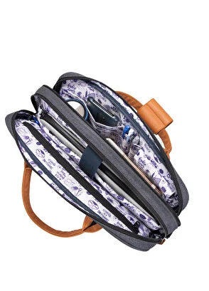 Cabaia Londres Messenger 15'' Gri Unisex Laptop Çantası