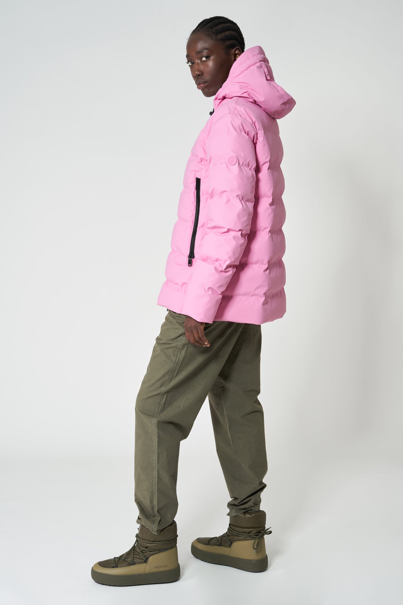 Tanta Nieve Kadın Mont Pembe - Evening Primrose