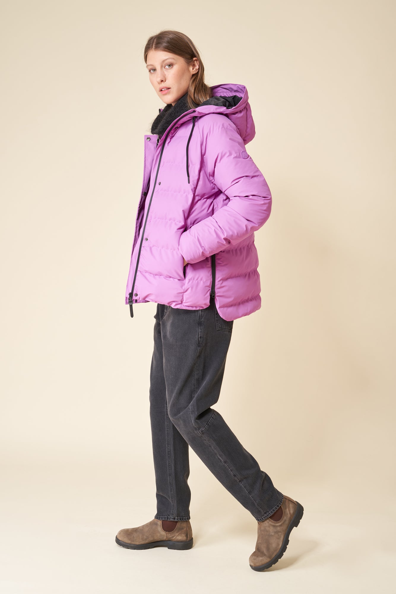 Tanta Aike Kadın Mont Pembe - Mulberry