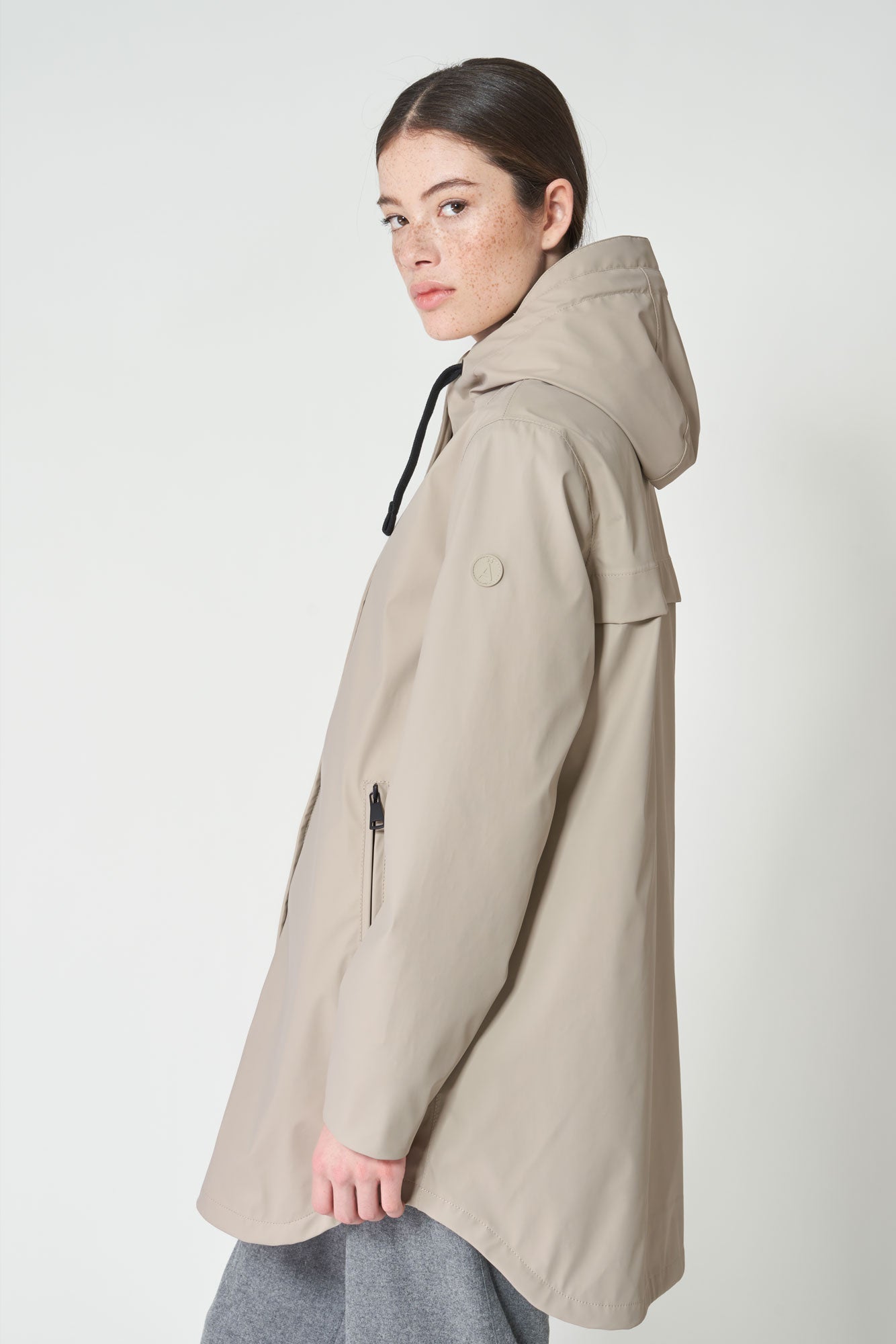 Tanta Snow Kadın Yağmurluk - Stone Grey