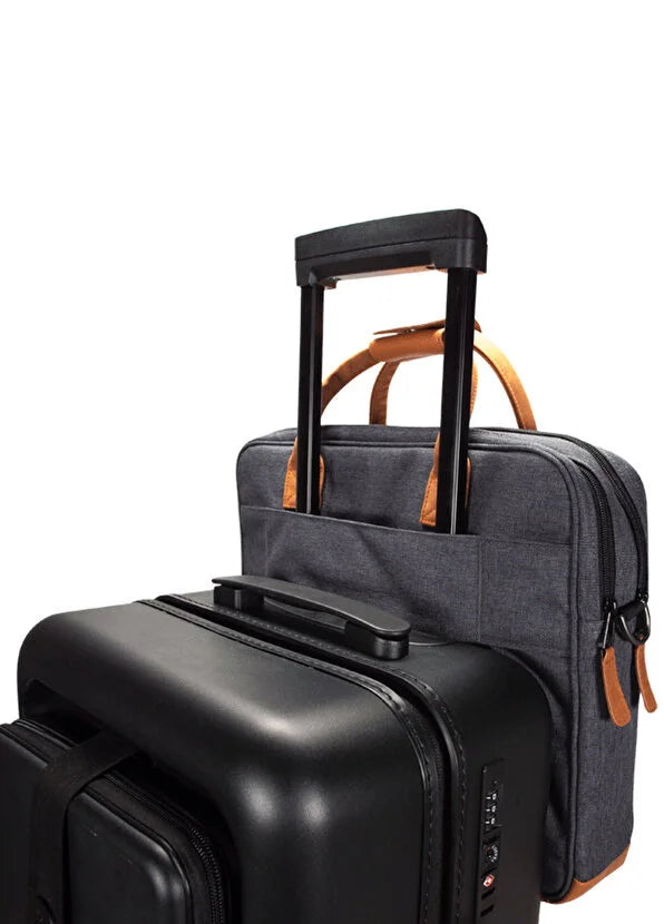 Cabaia Londres Messenger 15'' Gri Unisex Laptop Çantası