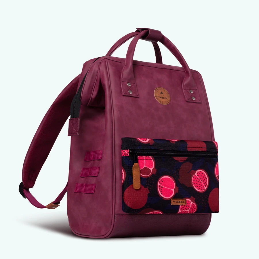 Delhi Adventurer Bordo Medium Unisex Sırt Çantası