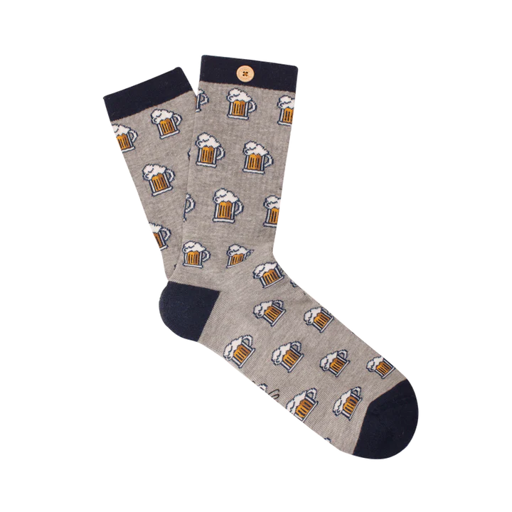 Cabaia Léopold & Zoé Gri Erkek Çorap