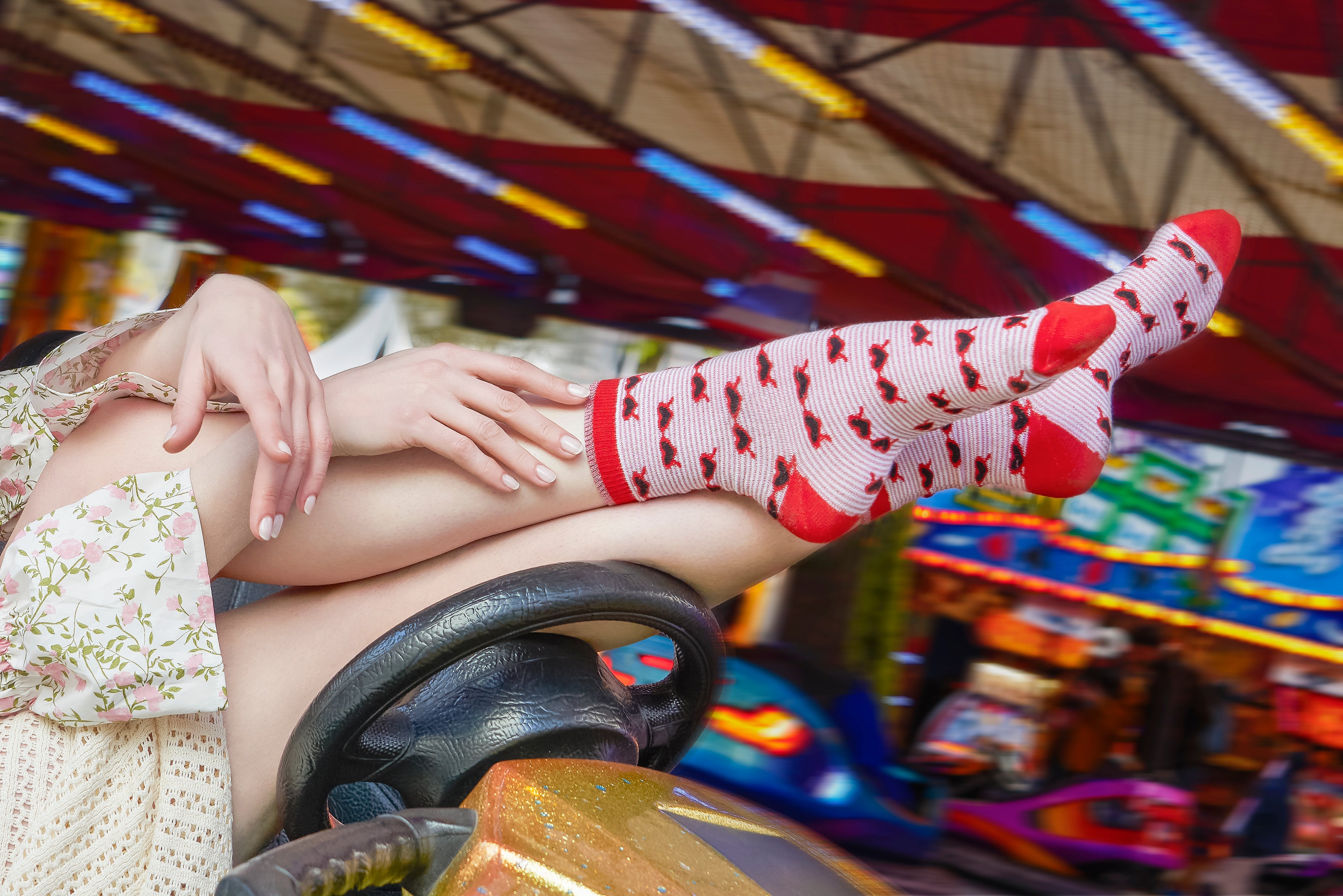Sandra&Laurene Kırmızı Kadın Çorap