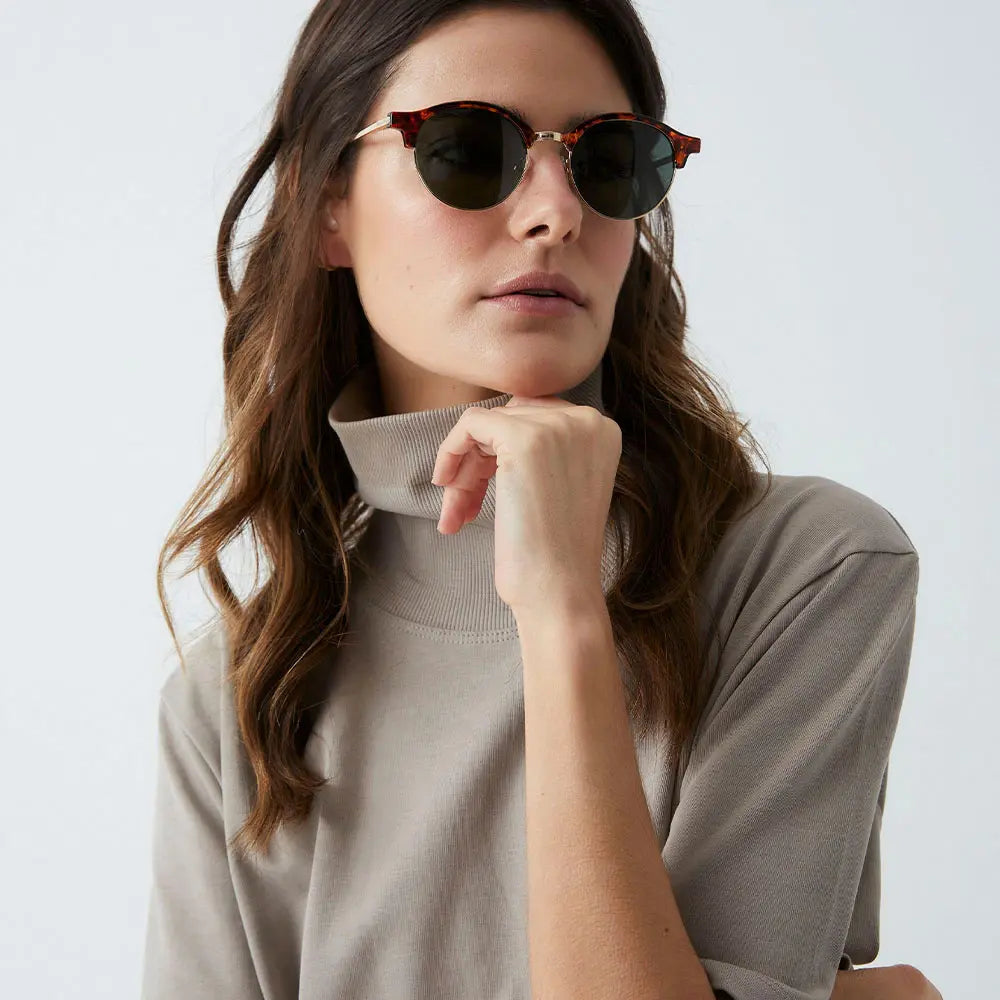 Viento Hybrid Metal Kahverengi Unisex Güneş Gözlüğü