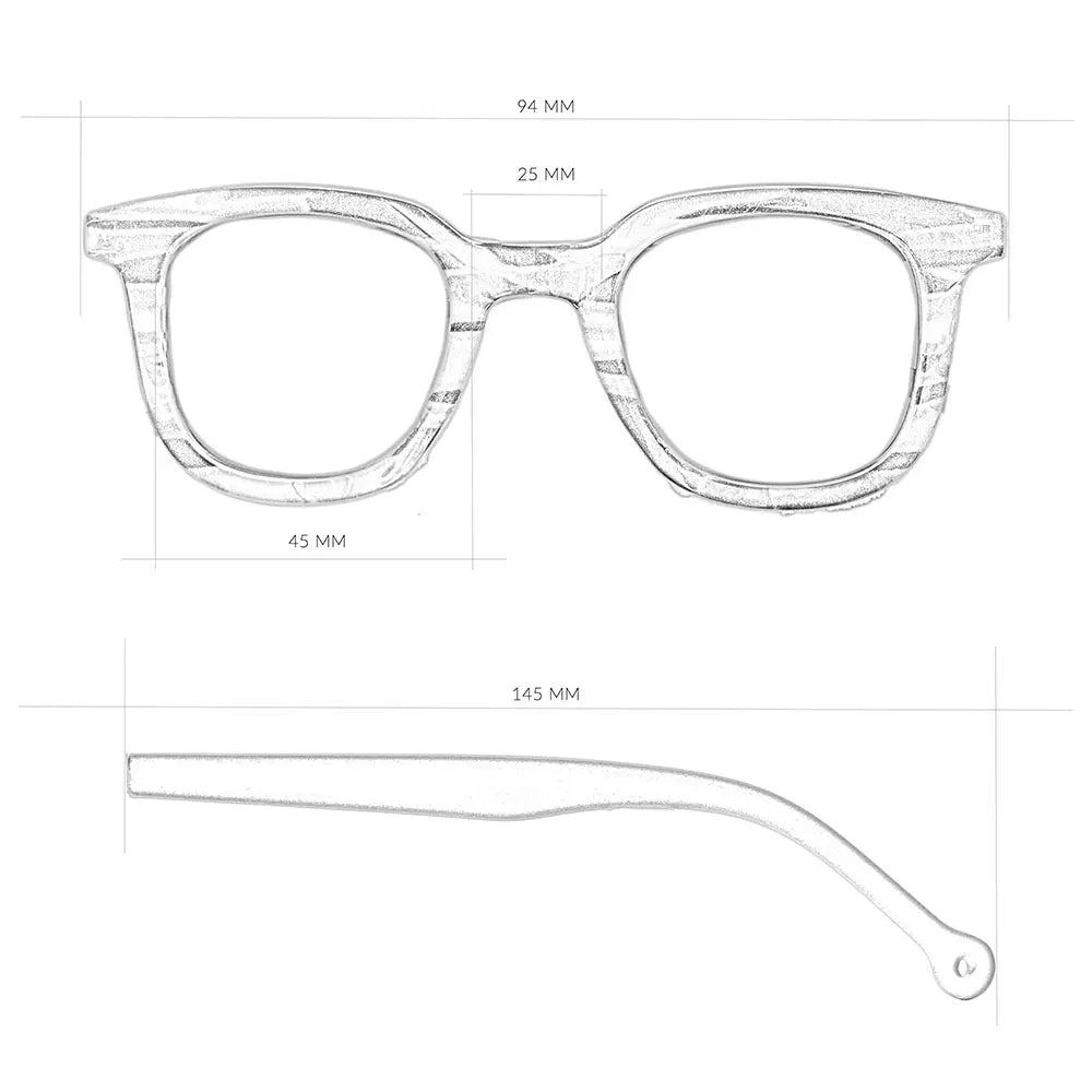 Parafina Cauce Unisex Şeffaf Güneş Gözlüğü