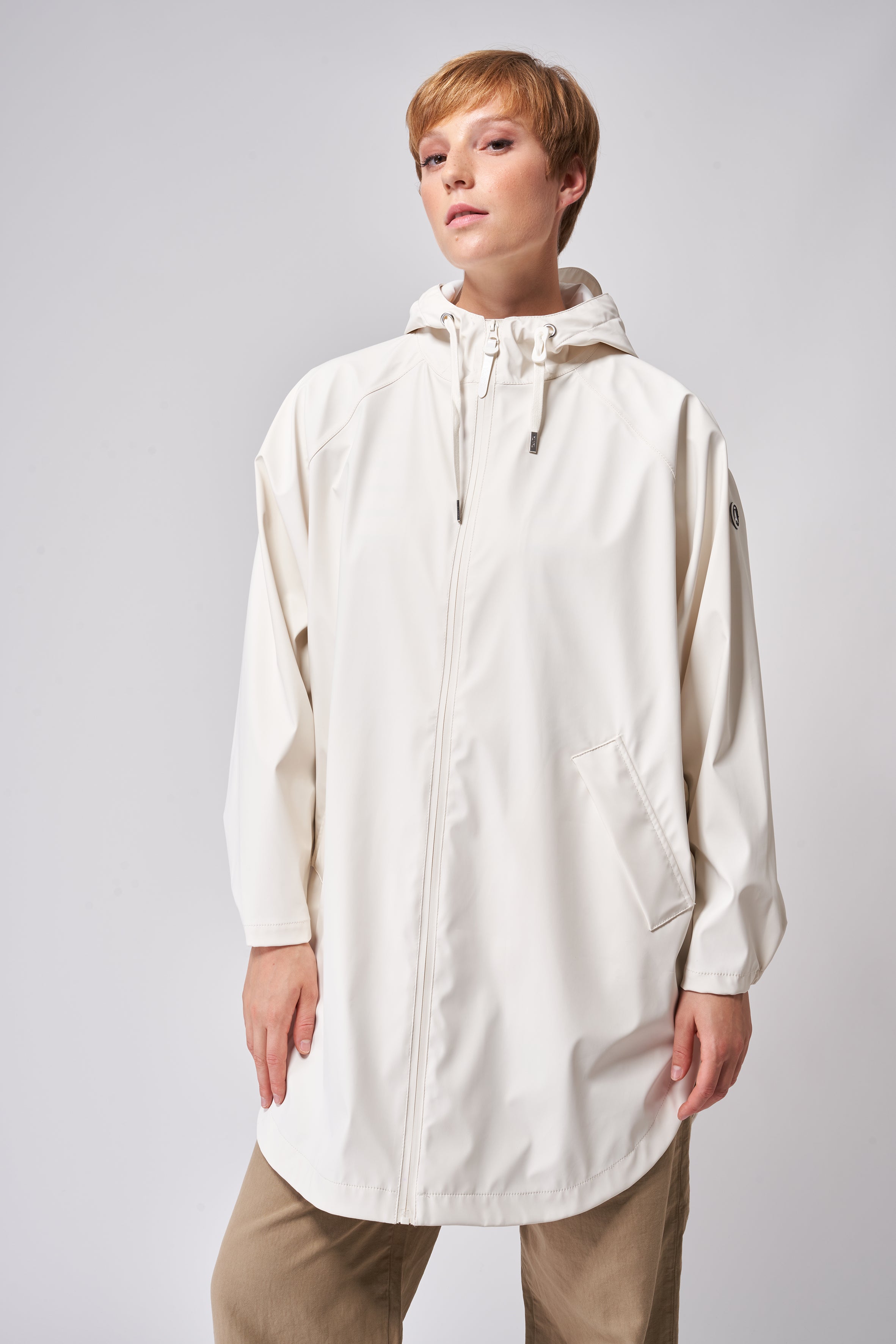 Tanta Sky Kadın Yağmurluk Off White