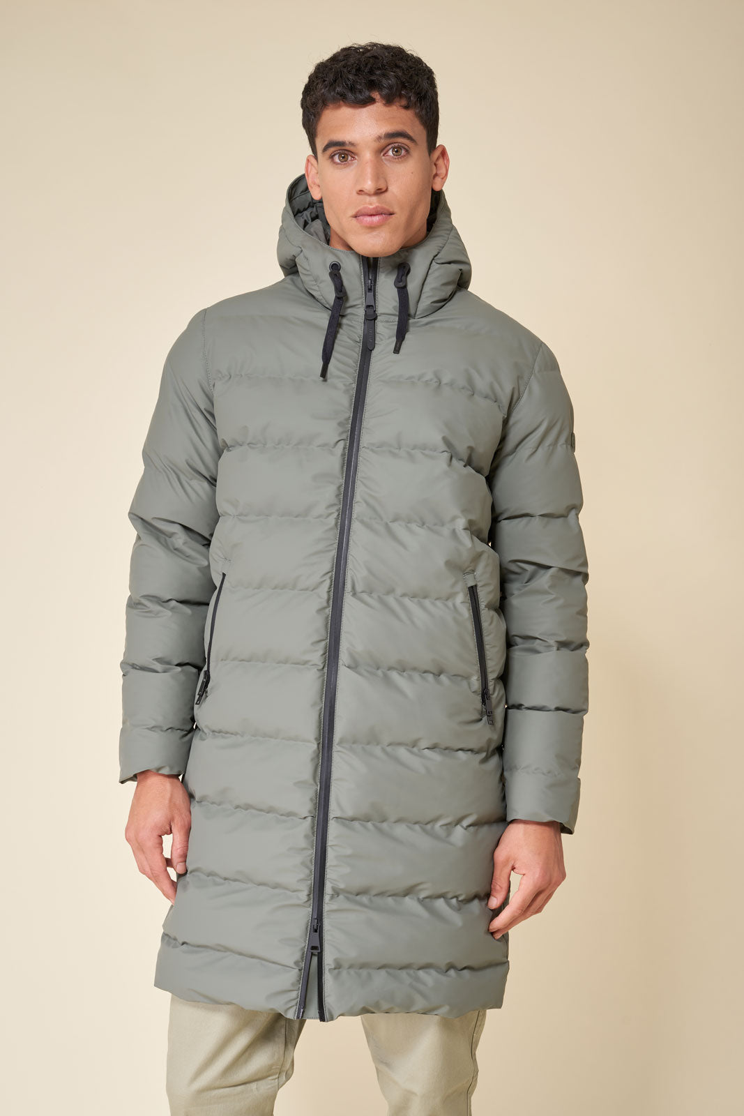 Tanta Pollur Puf Erkek Kaban Gri