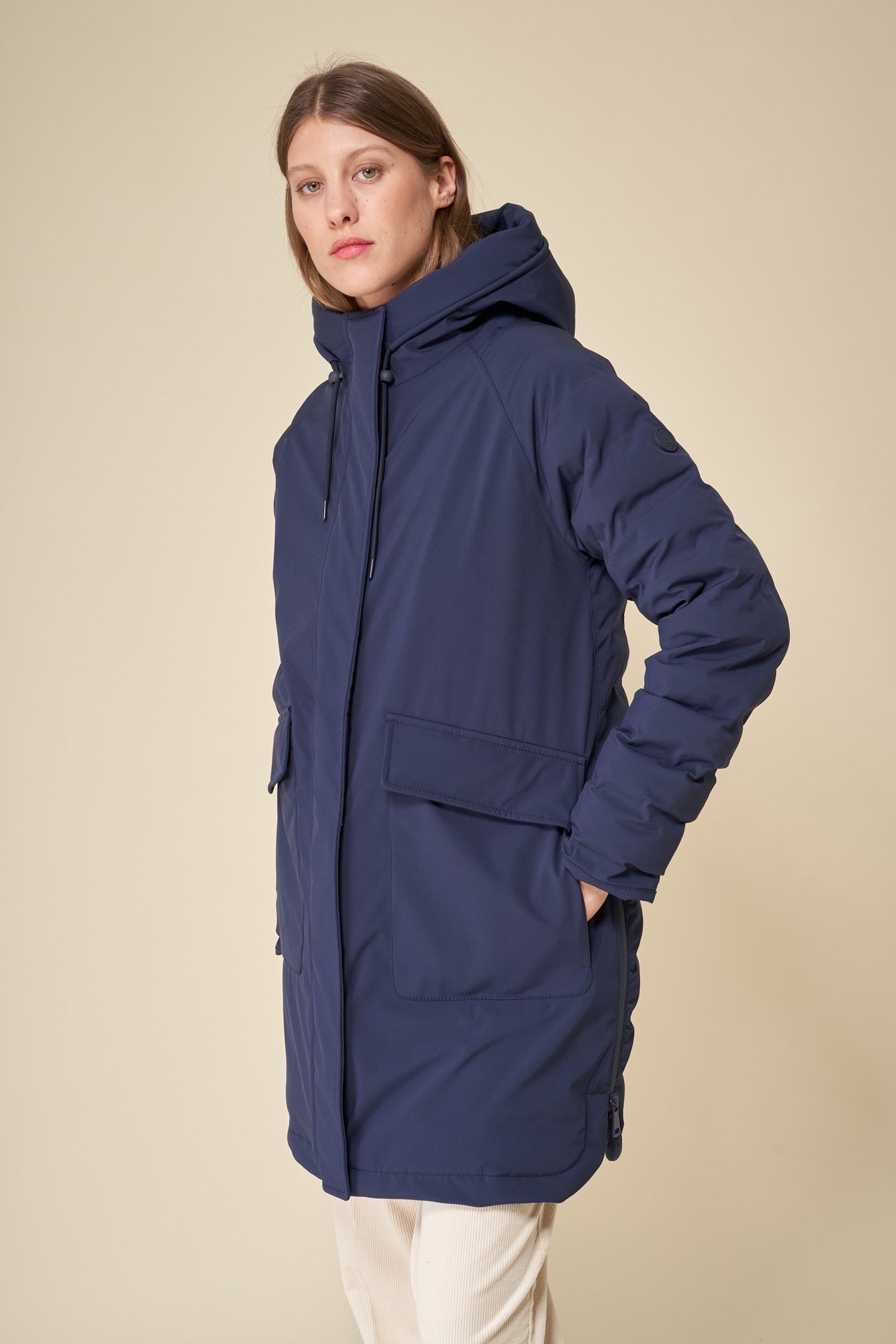 Tanta Pyt Kadın Kaban - Lacivert