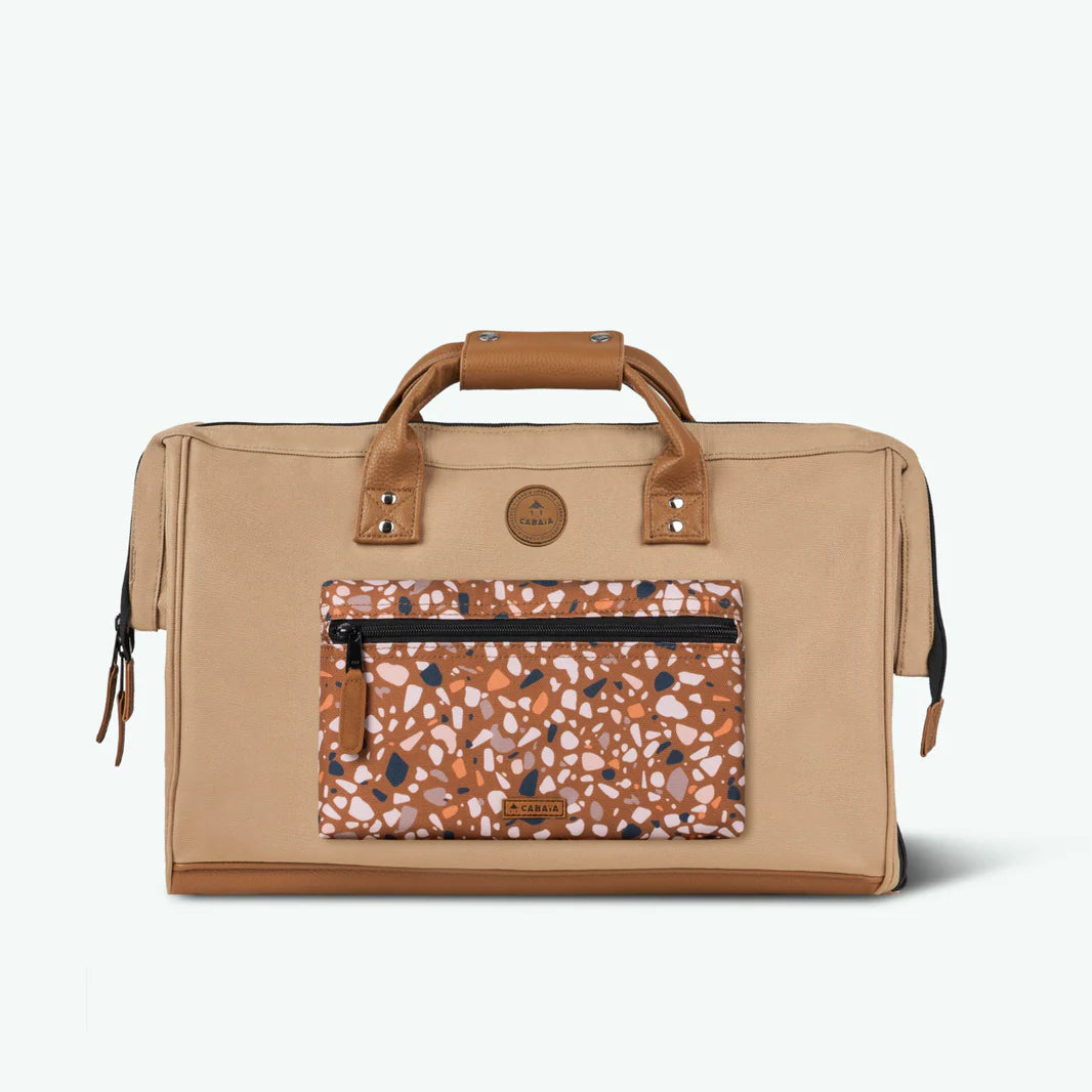 Kuala Lumpur Duffle Unisex Bej Seyahat Çantası