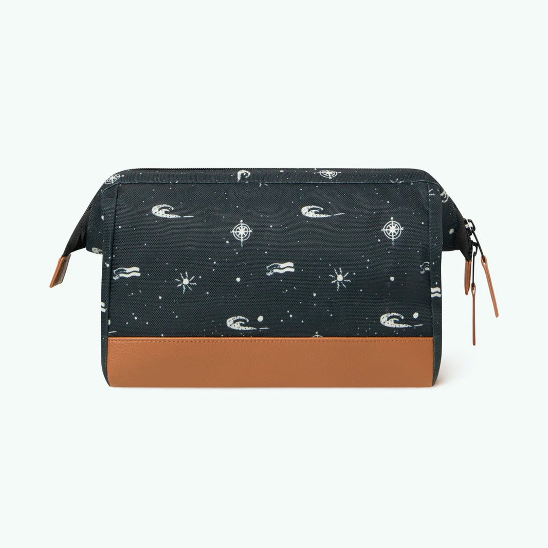 Cabaia Abbey Road Baskılı Seyahat ve Makyaj Çantası