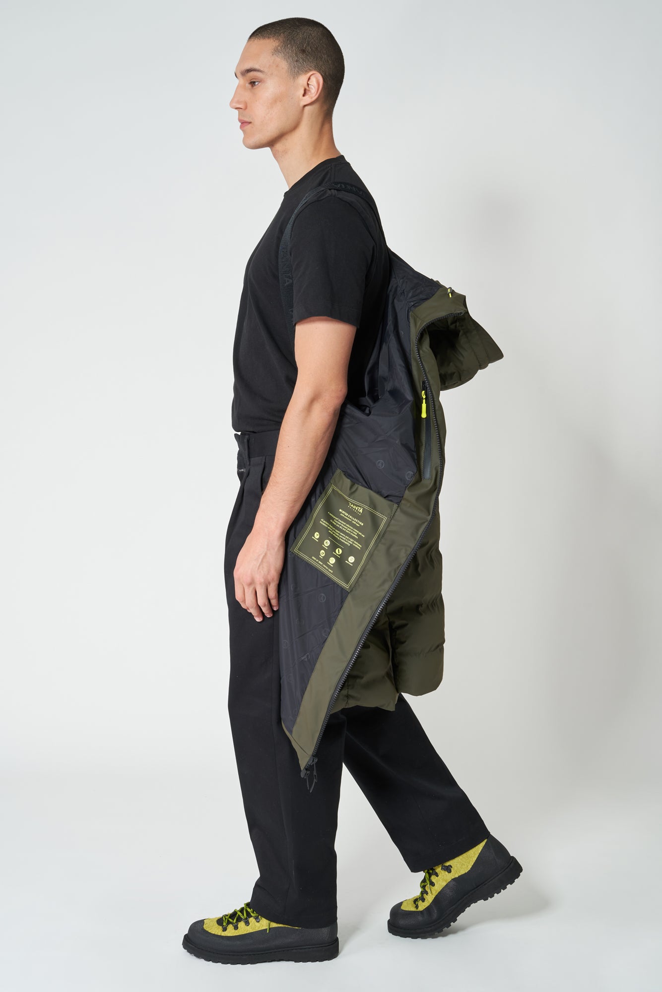 Tanta Nix Erkek Kaban - Haki