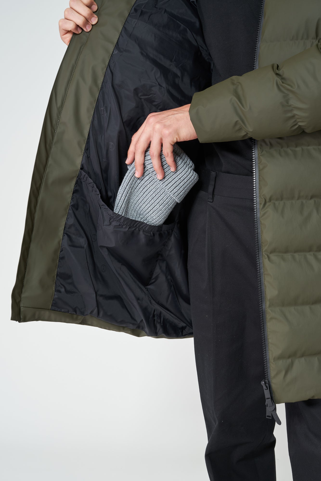 Tanta Nix Erkek Kaban - Haki