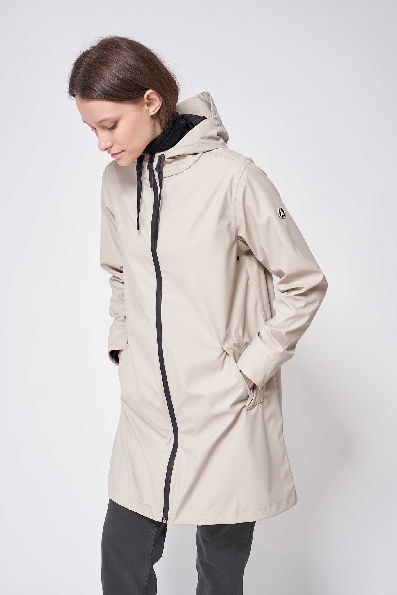 Tanta  Nuovola Kadın Yağmurluk Stone Grey