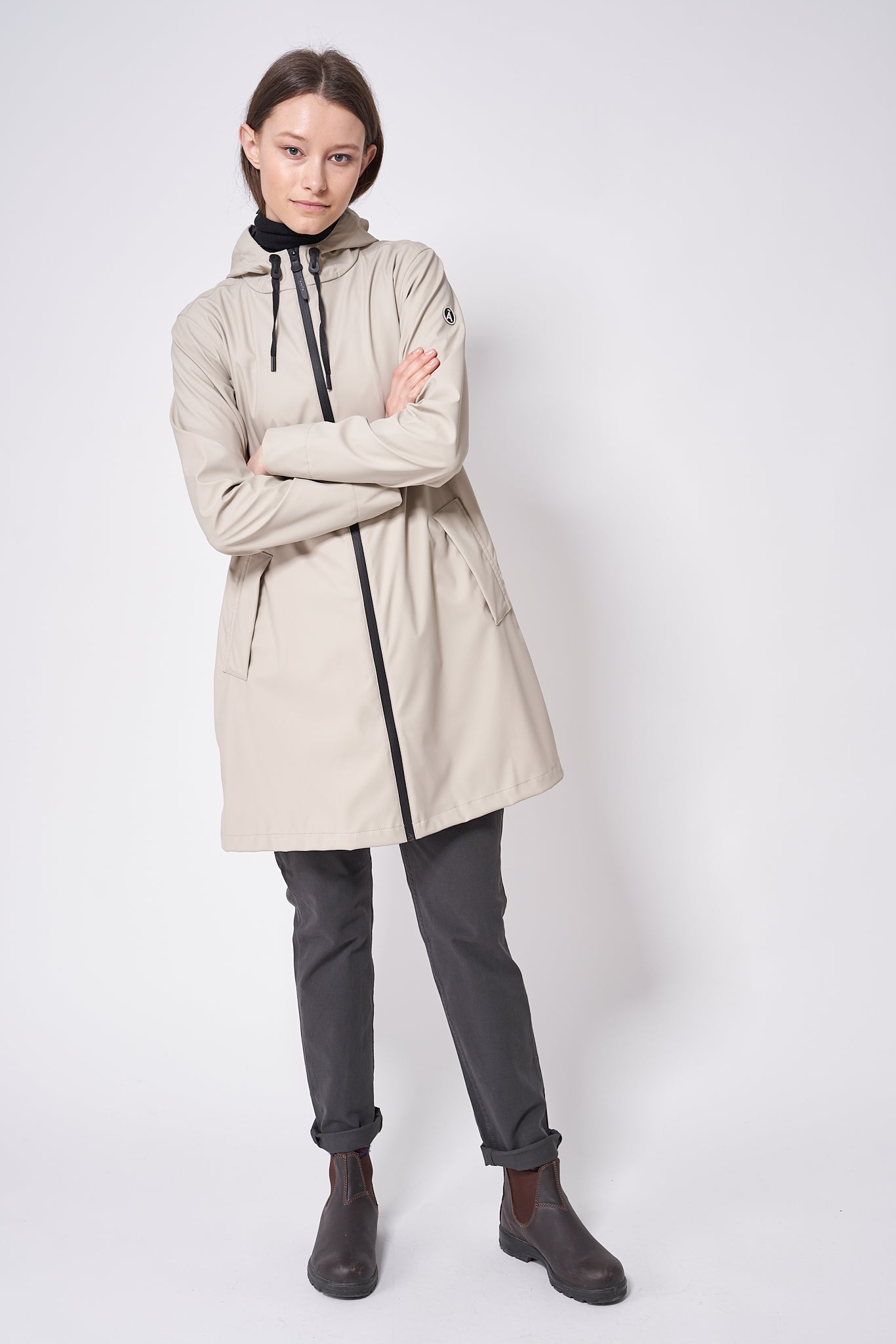 Tanta  Nuovola Kadın Yağmurluk Stone Grey